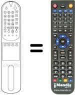 Replacement remote control LG CB 14F80 X