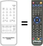 Replacement remote control BLUE STAR LK 20