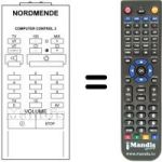 Replacement remote control COMPUTER CONTROL 3
