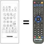 Replacement remote control CT-9178