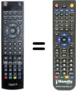 Replacement remote control Q.BELL QBT 32 DB