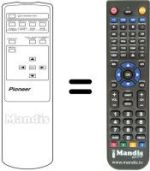 Replacement remote control Pioneer PDP 502 MXE