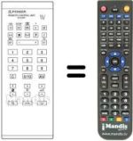 Replacement remote control CU-SV 1