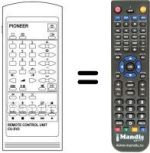 Replacement remote control Pioneer SV 2803