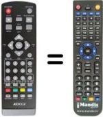 Replacement remote control AUDIOLA DEC 641