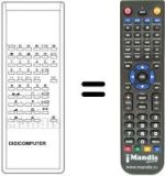 Replacement remote control DIGICOMPUTER