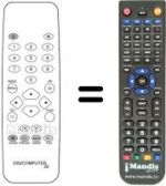 Replacement remote control Dumont SERIAL C
