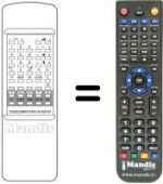 Replacement remote control DIGICOMPUTER 44 KEYS