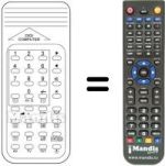 Replacement remote control 154 / 064 A