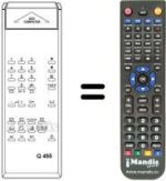 Replacement remote control DIGICOMPUTER Q 455