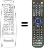 Replacement remote control Onwa 9328
