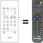 Replacement remote control DT 1000