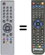 Replacement remote control Seg DTR 602-II