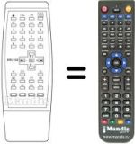 Replacement remote control ERC 103