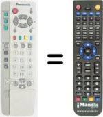 Replacement remote control Panasonic TX-32PG30 D