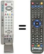 Replacement remote control Panasonic TX-22LT2F