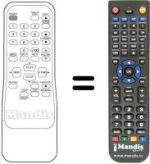 Replacement remote control Funai F 3819 D