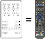 Replacement remote control UNIVERSUM 9255837