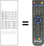 Replacement remote control FB 20 (IR)