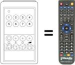 Replacement remote control FB 408