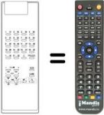 Replacement remote control 5652 08 57