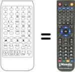 Replacement remote control FULL DIGITAL 6500 STEREO