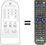 Replacement remote control IR 3500