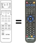 Replacement remote control Thomson HRC 7200 LA