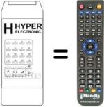 Replacement remote control HYPER ELECTRONIC