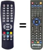 Replacement remote control Telesystem TS 6213