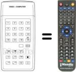 Replacement remote control 5652 08 35