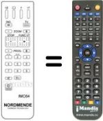 Replacement remote control IMC 64