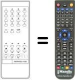 Replacement remote control LF 56M 36