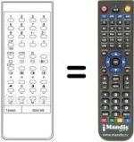 Replacement remote control INFRARED 2030 ME
