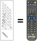 Replacement remote control INFRARED 2060