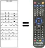 Replacement remote control INFRARED 30 M