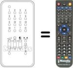 Replacement remote control IR 1000