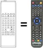 Replacement remote control IR 5492