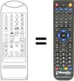 Replacement remote control IR 5550