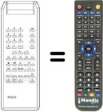 Replacement remote control IR 6010