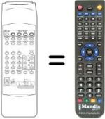 Replacement remote control IR 99 / 39 TEXT