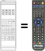 Replacement remote control 5652 13 03