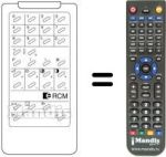 Replacement remote control Magnadyne JUPITER X322 P