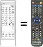 Replacement remote control JXHD
