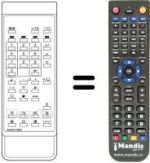 Replacement remote control JXKM
