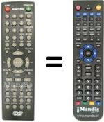 Replacement remote control KM-1618-1