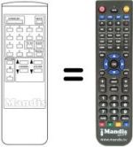 Replacement remote control Kaisui KR 1501