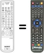 Replacement remote control Sony KV-29 FX60B / S