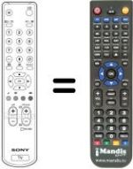 Replacement remote control Sony KV-32 DX30U