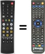 Replacement remote control Kathrein UFT 591 SI